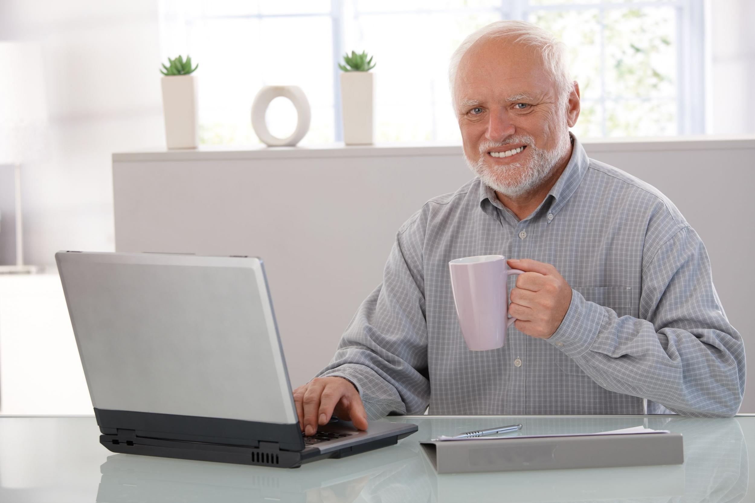 Summer Activities in Boston For Seniors - Elder Man On A Computer