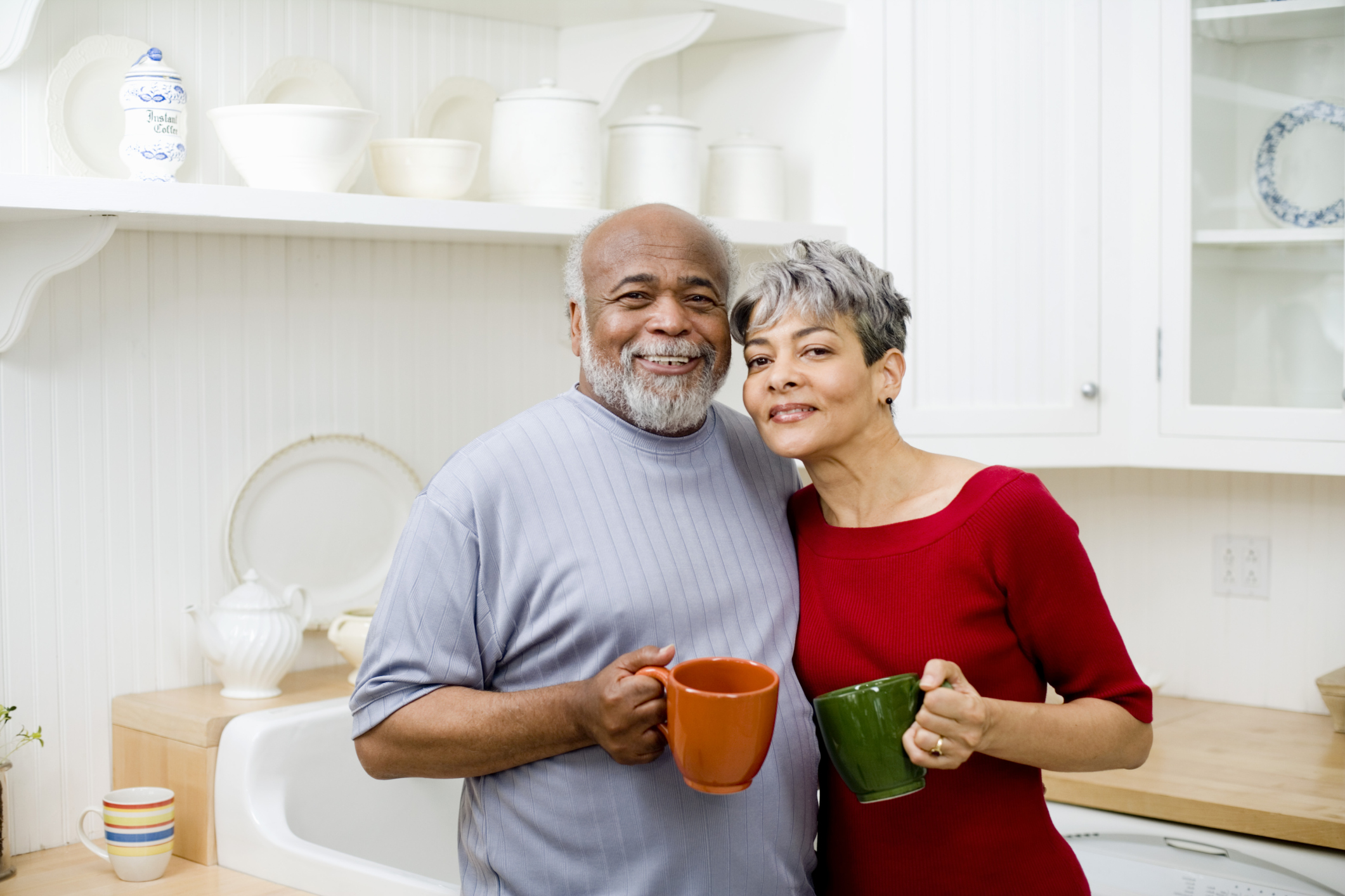 Aging In Place - Seniors Holding Coffee Cups