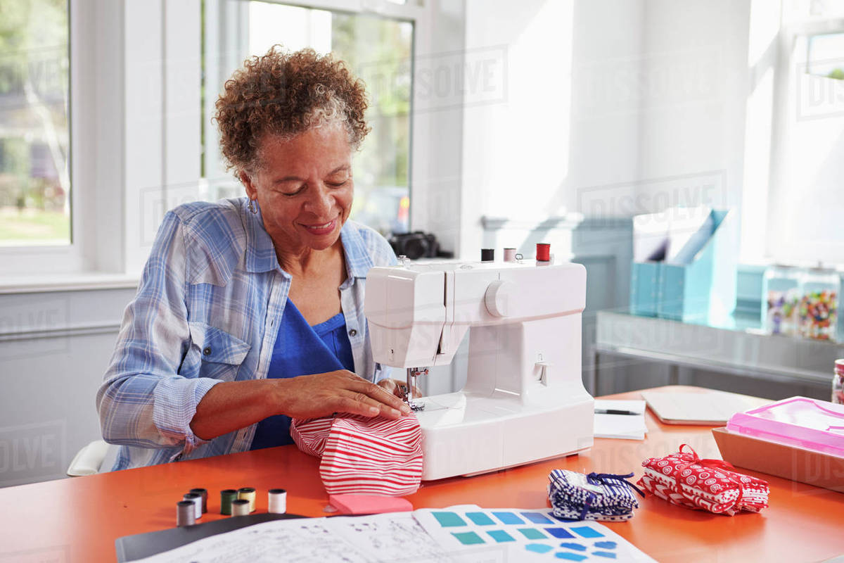 Jobs for Seniors - A Woman Sewing