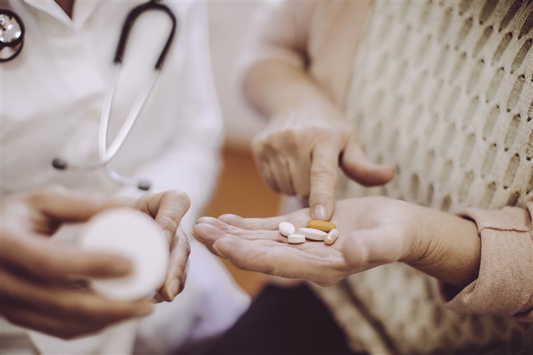 Heat And High Blood Pressure Medication - People Holding Pills