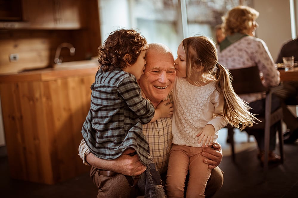 Depression In The Elderly - A Grandpa And His Grandkids