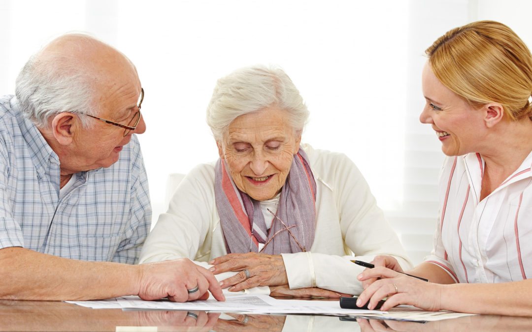 How To Talk To Your Parents' Doctor - Two Seniors Talking To A Geriatric Care Manager
