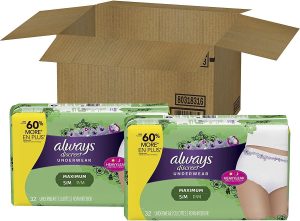count postpartum discreet incontinence