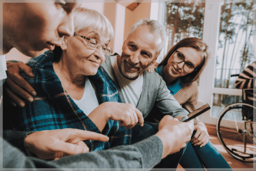 Family meeting at a nursing home to discuss a care plan MeetCaregivers