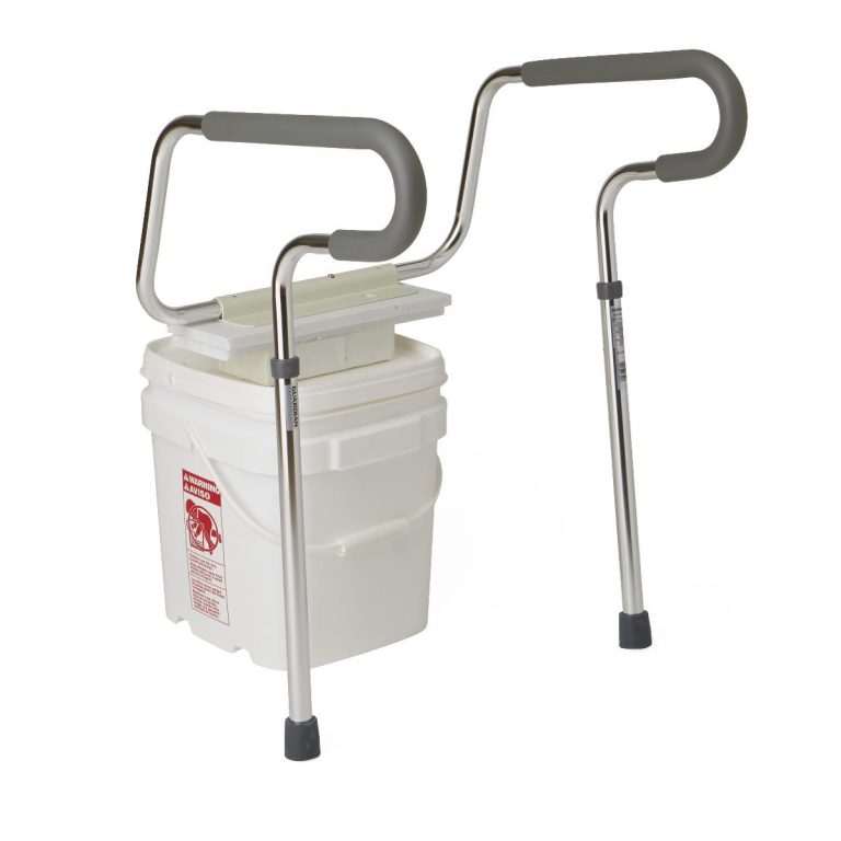 Medline’s Guardian Toilet Safety Rail with Adjustable Height for