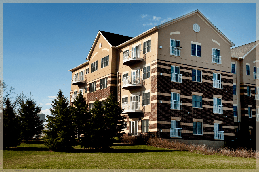 Senior Resources - Communal senior housing exterior and campus - MeetCaregivers
